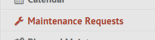 maintenance request