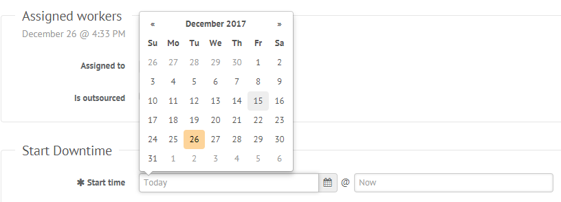 assigned user date