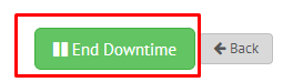 end downtime button